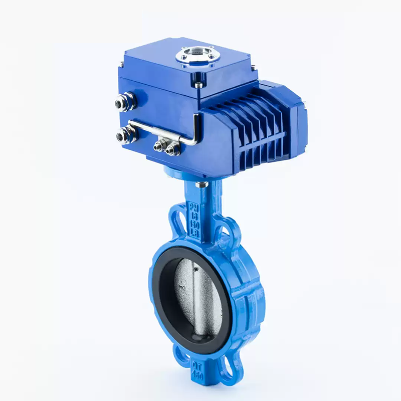 Wafer type Electric Shut-Off Butterfly Valve